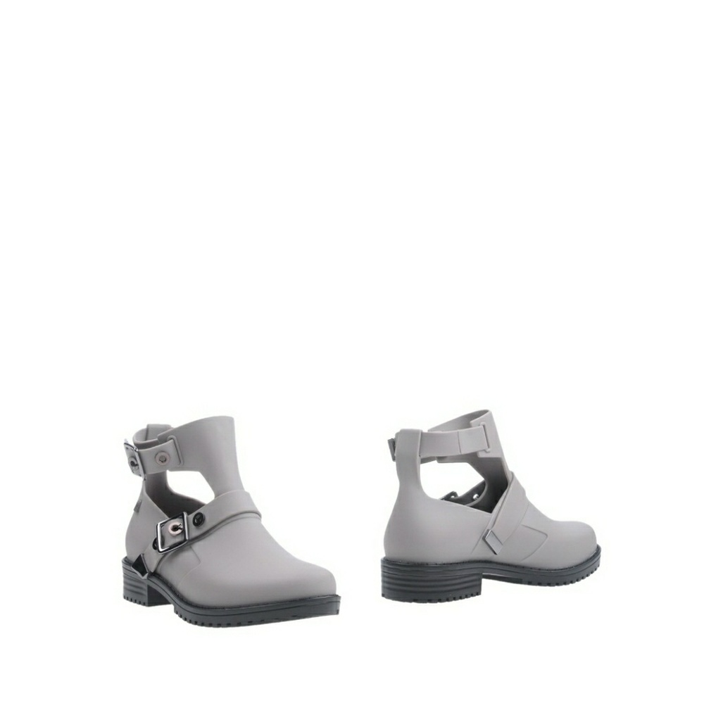 Melissa grey ankle rain boots